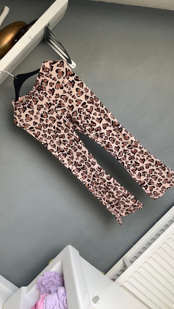 Flair broek  hartjes, Kinderen en Baby's, Kinderkleding | Maat 116, Ophalen of Verzenden, Nieuw, Meisje, Broek
