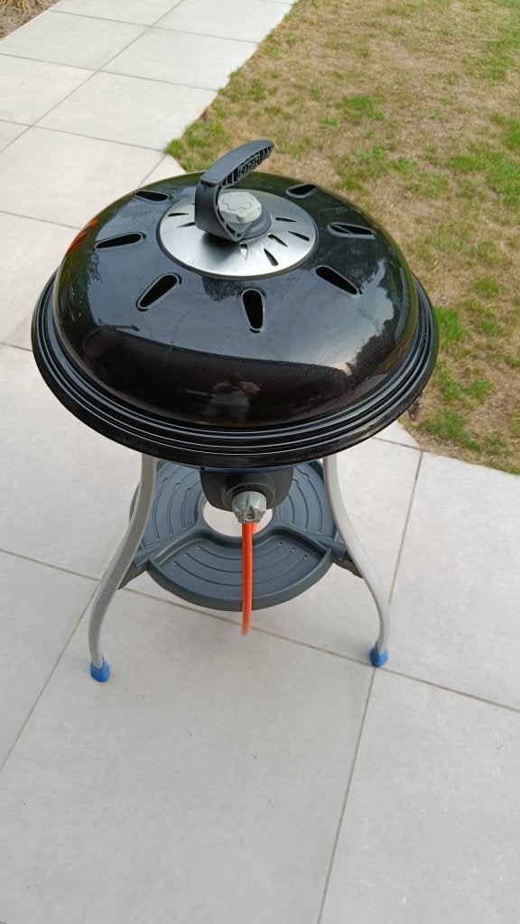 Cadac Skottelbraai Carri Chef met deksel (zeer compleet!), Ophalen of Verzenden, Gebruikt, Cadac