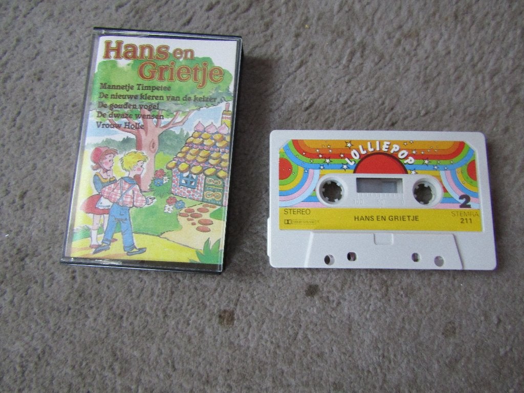 Cassette: Hans en Grietje + 5 verhalen, Gebruikt, Kinderen en Jeugd, 1 bandje, Ophalen of Verzenden