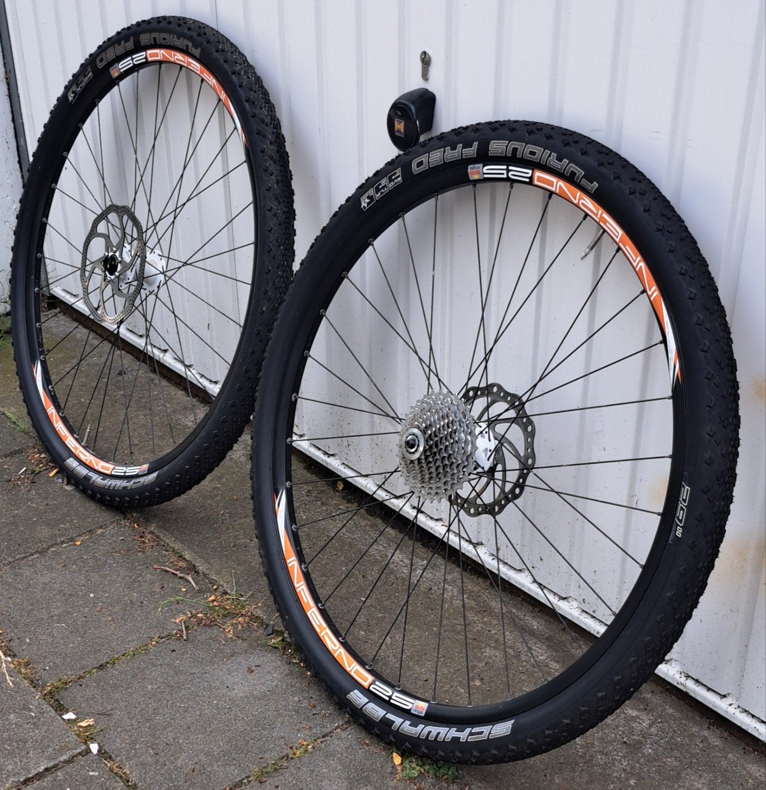 29 inch MTB Wielset met Schwalbe Furious Fred banden, Fietsen en Brommers, Fietsonderdelen, Wiel, Gebruikt, Schwalbe, Ophalen of Verzenden