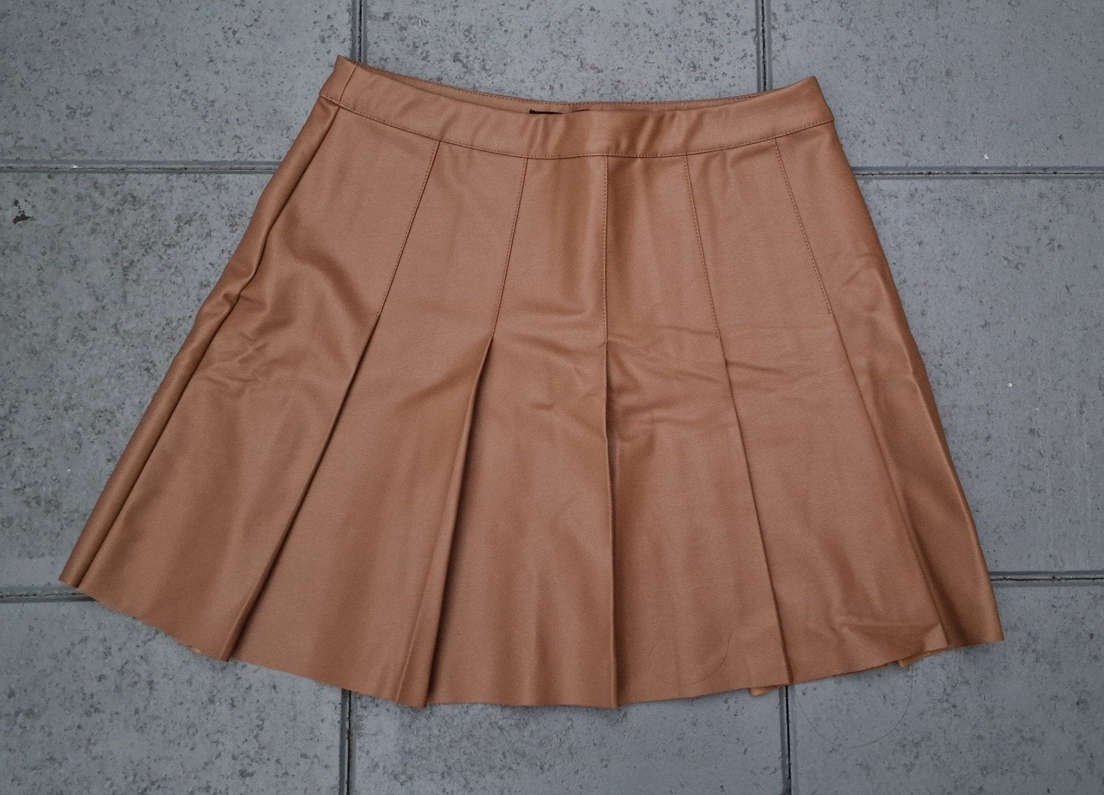 NIEUW lederlook rokje mt L FbSister chocobruin, Ophalen, Zwart, Nieuw, Maat 36 (S)