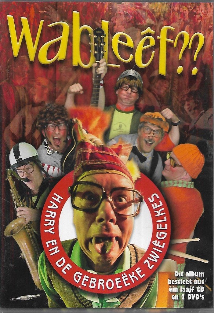 Harry en de Gebroeëke Zwiêgelkes - Wableef ?? (2 dvd+1cd), Alle leeftijden, Ophalen of Verzenden, Zo goed als nieuw, Muziekvideo's