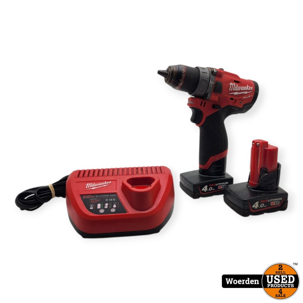 Milwaukee M12 FUEL FPD2-402X Incl. Accu + Lader | Garantie, Milwaukee, Gebruikt, Support@milwaukee.com, Milwaukee Electric Tool Corporation, 13135 W. 
Lisbon Road, Brookfield, WI 53005
USA