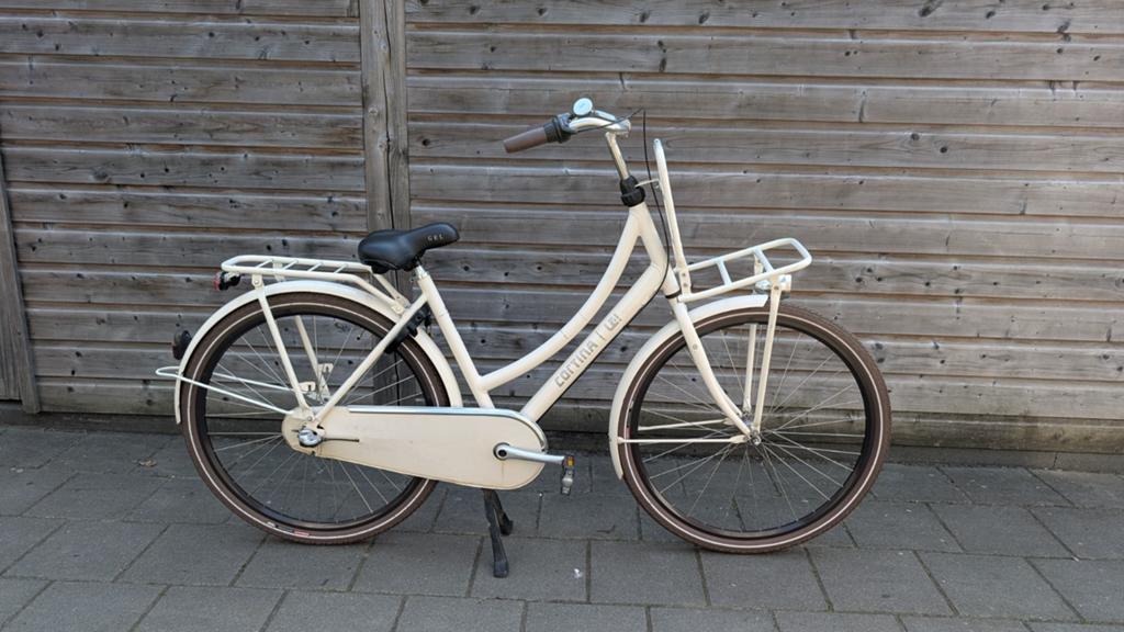 Cortina U4 28 inch 3 versnellingen terugtraprem, Fietsen en Brommers, Fietsen | Dames | Damesfietsen, Terugtraprem, Gebruikt, Versnellingen
