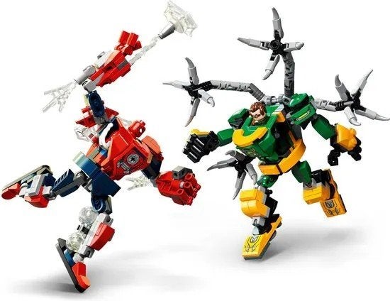 Lego Spider-Man & Doctor Octopus Mechagevecht - (76198), Kinderen en Baby's, Ophalen of Verzenden, Zo goed als nieuw