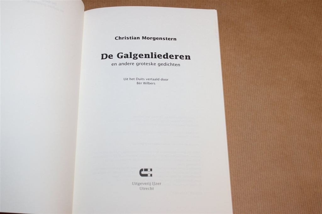 De Galgenliederen — Morgenstern, Tweetalig Dik Boek, Ophalen of Verzenden, Gelezen