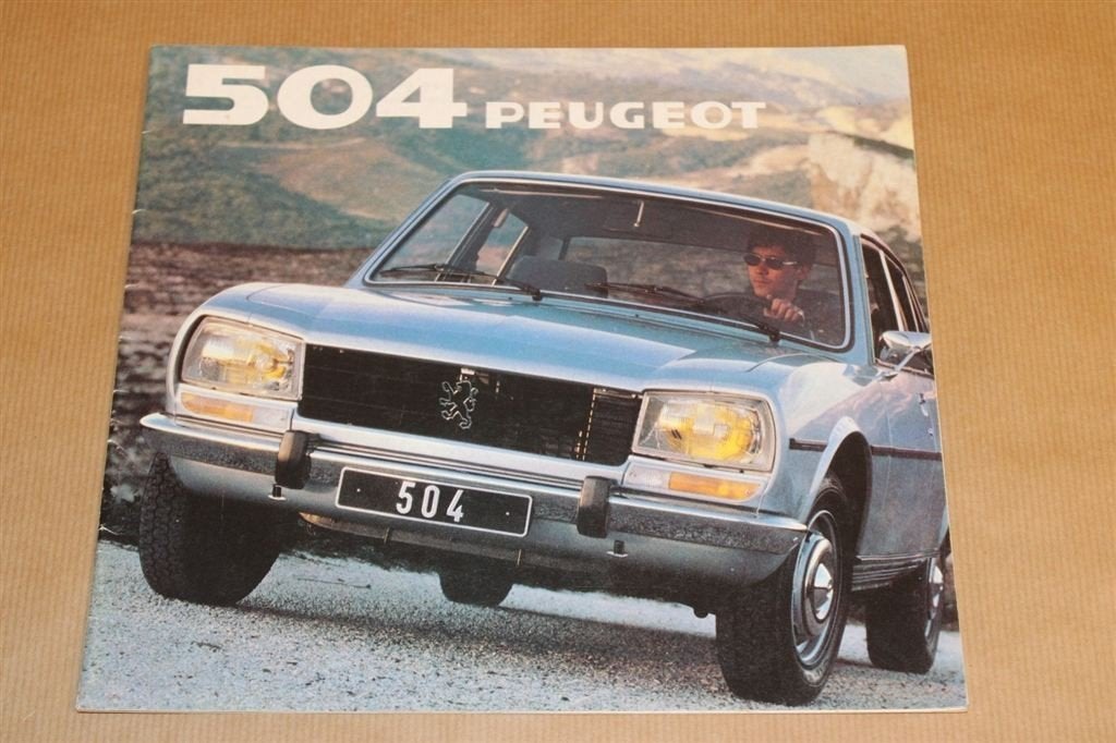 Zeldzame brochure - Peugeot 504 - 1980, Ophalen of Verzenden, Zo goed als nieuw, Peugeot
