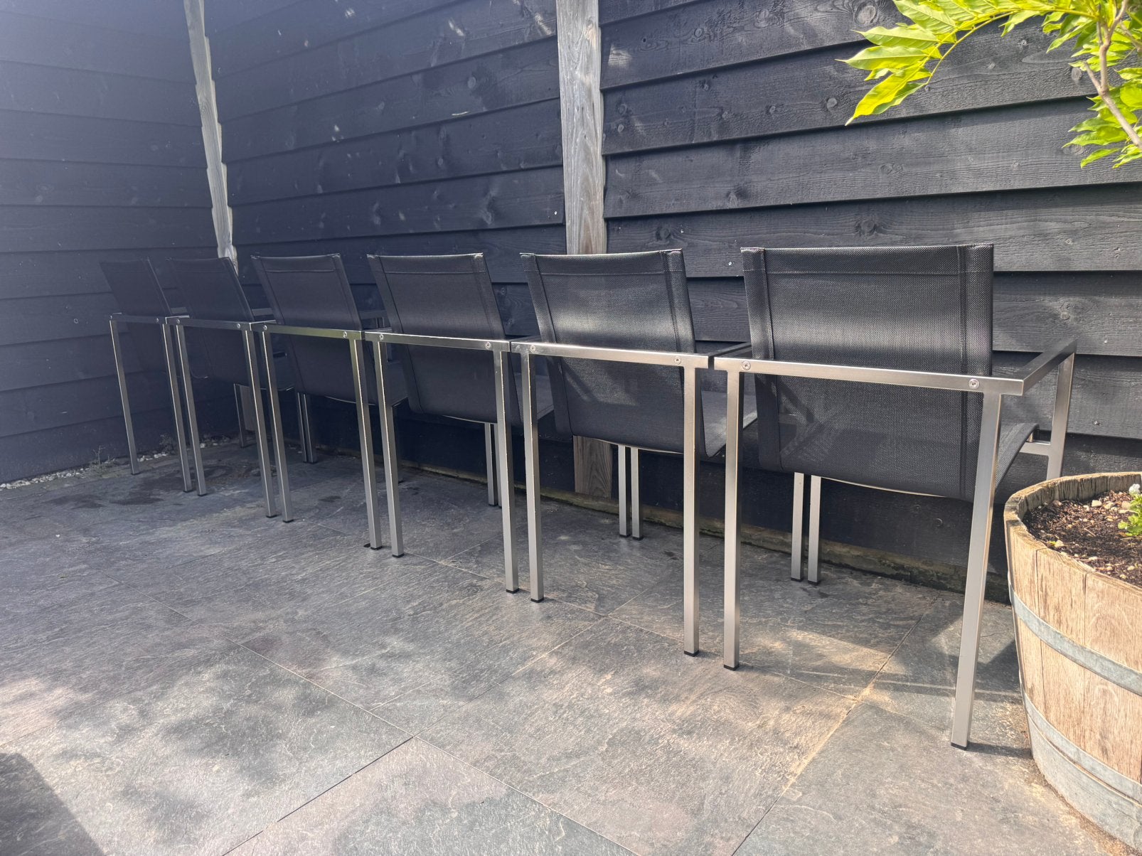 Tribu Natal Tuinstoelen 6x, Ophalen, Gebruikt, Kunststof