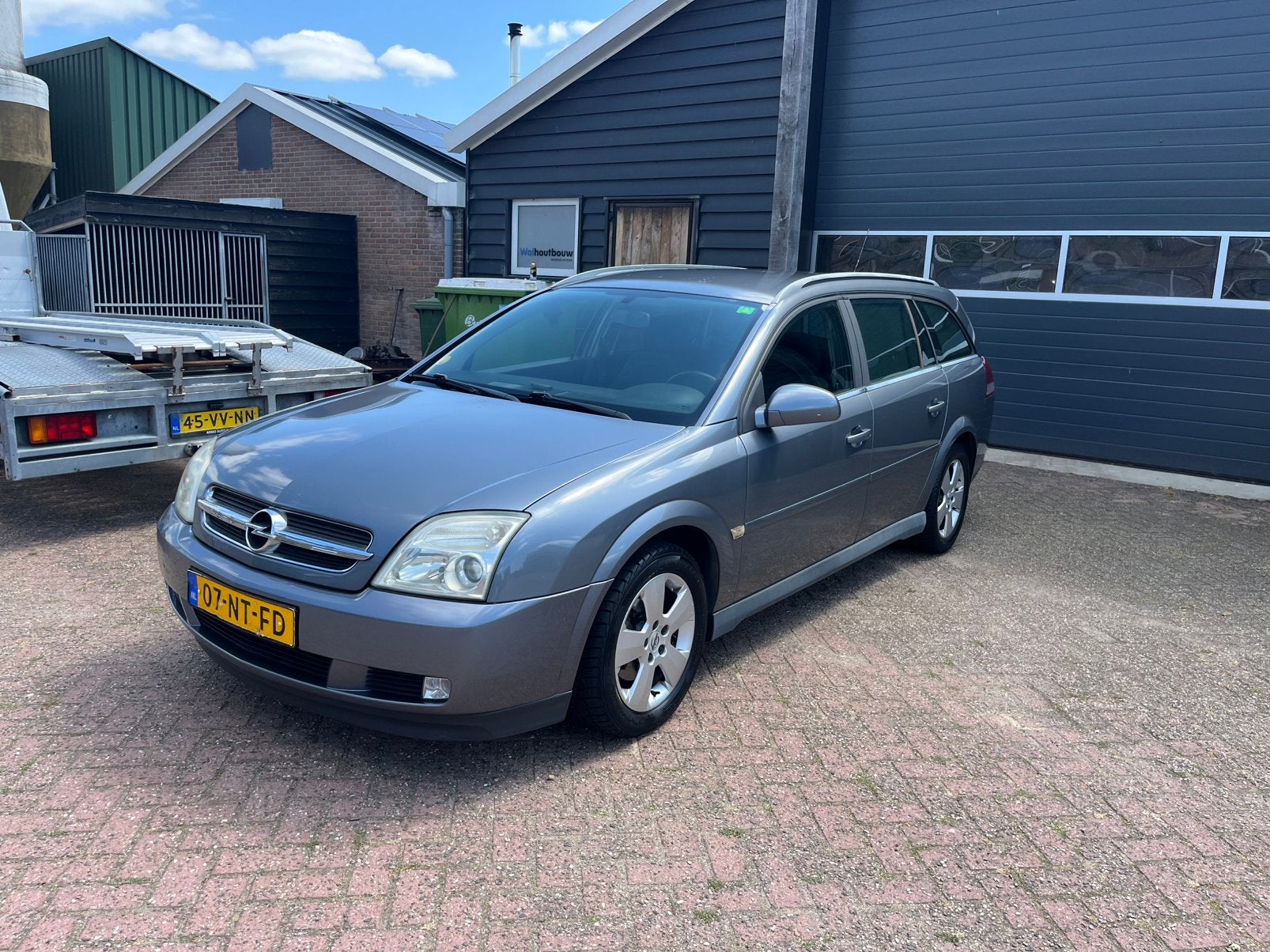 Opel Vectra 2.2 16V AUTOMAAT 2004 Grijs NIEUWE APK! Airco!, Auto's, Opel, Stof, 4 cilinders, Vectra, 155 pk
