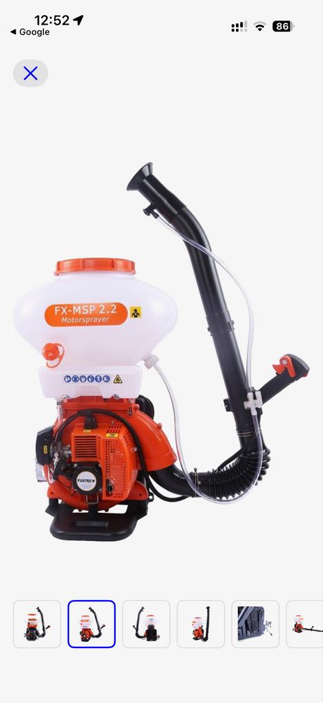 FUXTEC FX-MSP2.2 Motorsproeier - Nieuw in doos, Ophalen of Verzenden, Nieuw, Overige typen