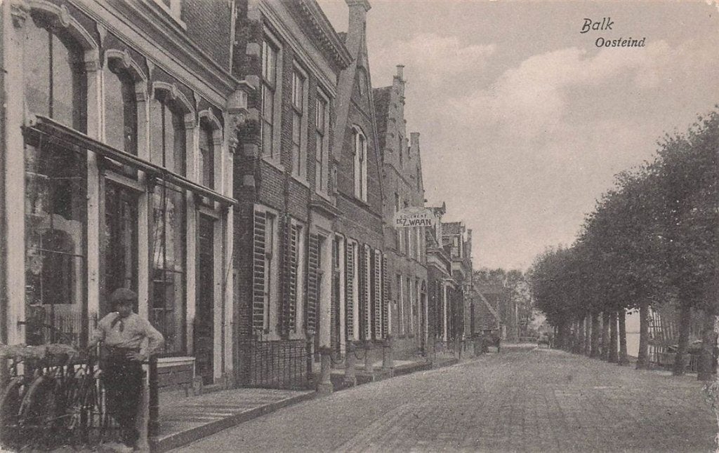 702-121-005 Balk Oosteind, Verzamelen, Ansichtkaarten | Nederland, Friesland, Voor 1920, Verzenden