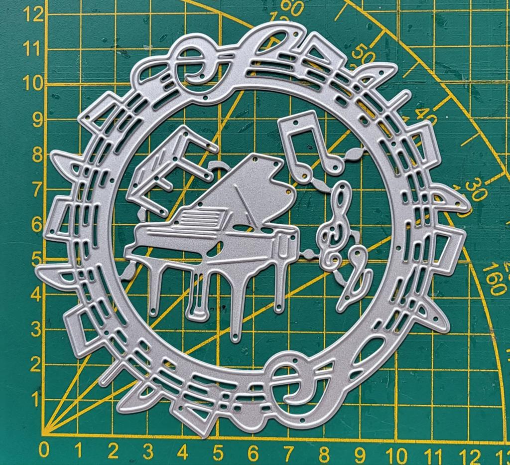 Snij en Embossingmal  muziek noot frame, Ophalen of Verzenden, Nieuw, Overige thema's, Pons of Mal