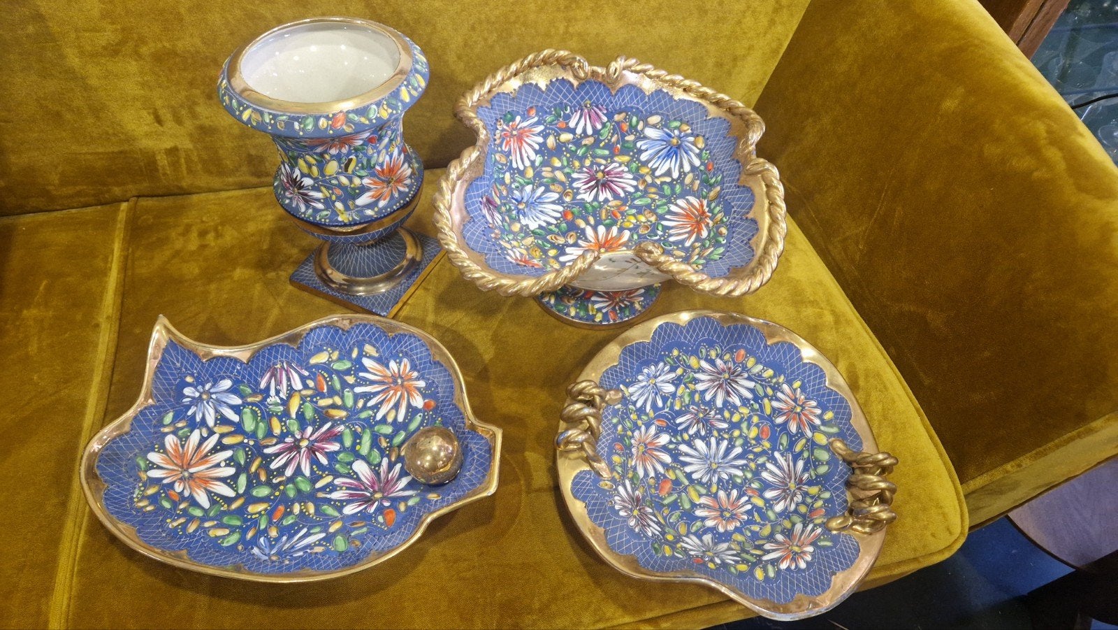 Verzameling Hubert Bequet Quaregnon - 4-delige set, Ophalen of Verzenden