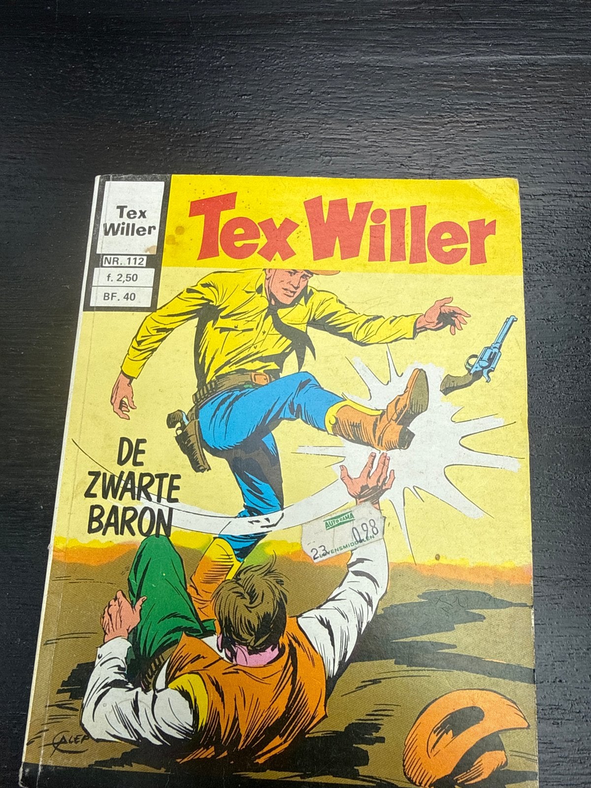 Tex Willer - De Zwarte Baron - Nr. 112, Boeken, Eén stripboek, Ophalen, Gelezen