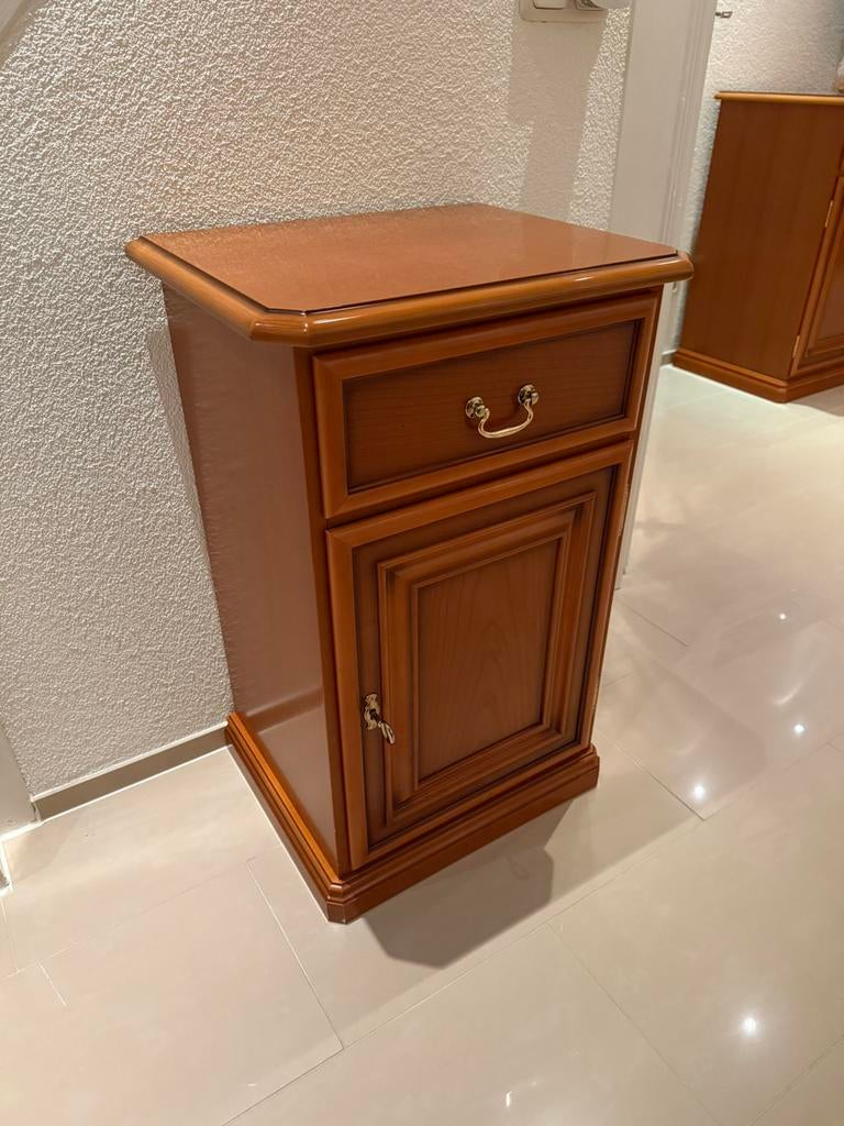 Telefoonkast kersenhout klassiek, Huis en Inrichting, Ophalen, Gebruikt, 1 of 2 laden, 50 tot 100 cm
