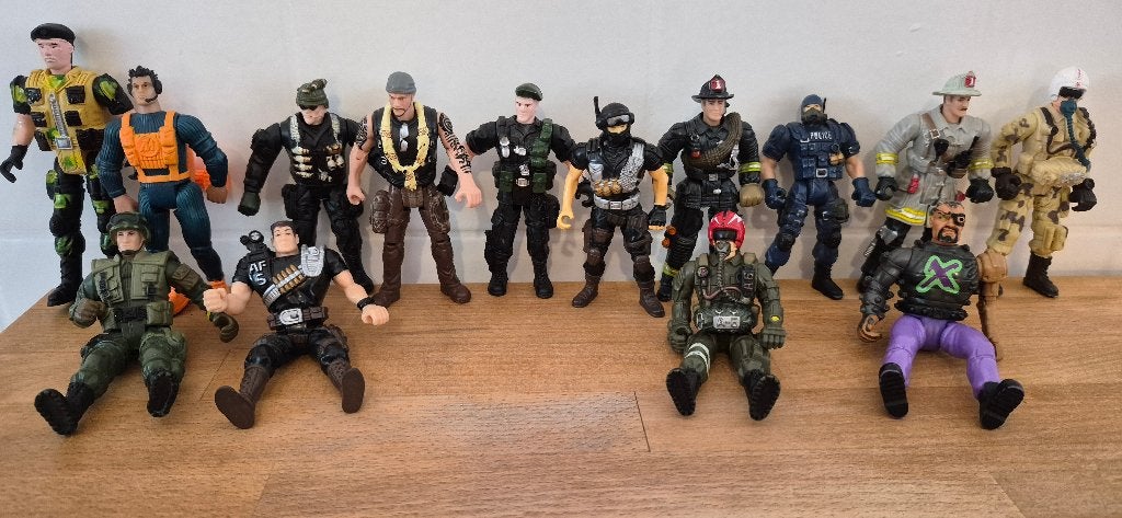 14 G.I. Joe figuren chap mei, Kinderen en Baby's, Speelgoed | Actiefiguren, Ophalen of Verzenden