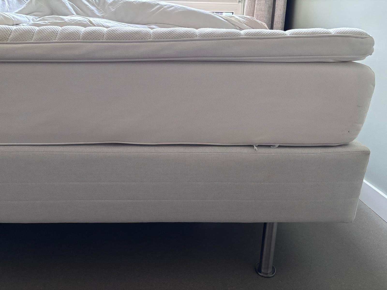 IKEA Boxspring 160x200 - Nette staat, matras gratis, Ophalen, Gebruikt, Tweepersoons, 200 cm