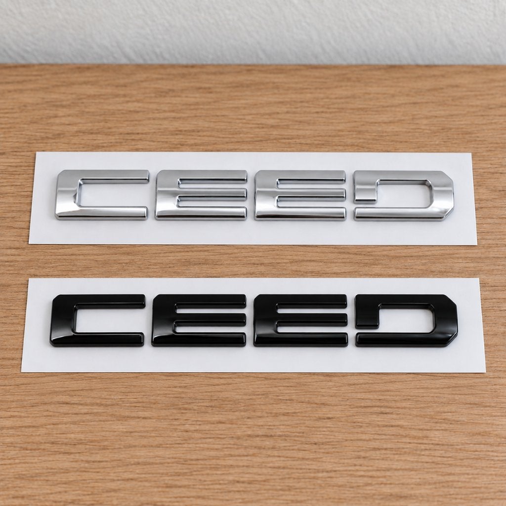 Kia Ceed embleem/badge – zwart/chroom – achterklep, Ophalen of Verzenden, Nieuw, Kia