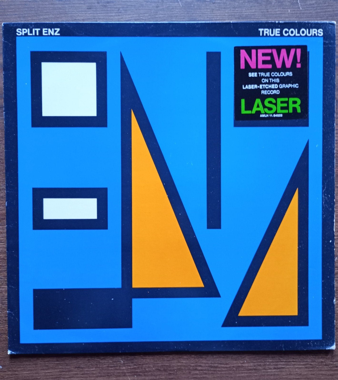Split Enz - True Colours lp (NL versie, gelaserd vinyl), Cd's en Dvd's, LP, Gebruikt, Verzenden, New wave
