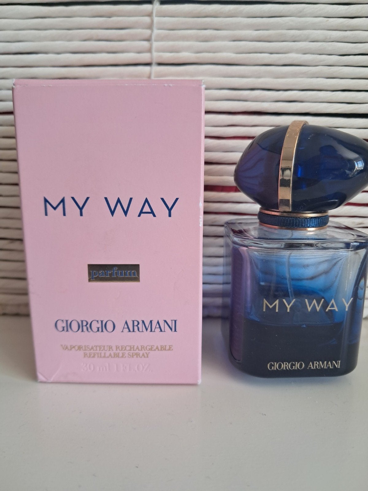 Giorgio Armani My Way parfum restje, Ophalen of Verzenden, Gebruikt