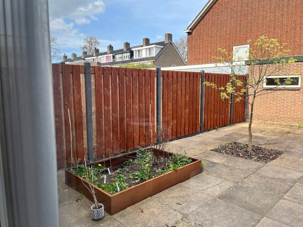 Plantenbak cortenstaal 180 x 120 x 30 cm, Tuin en Terras, Ophalen, 100 cm of meer, Zo goed als nieuw, Metaal