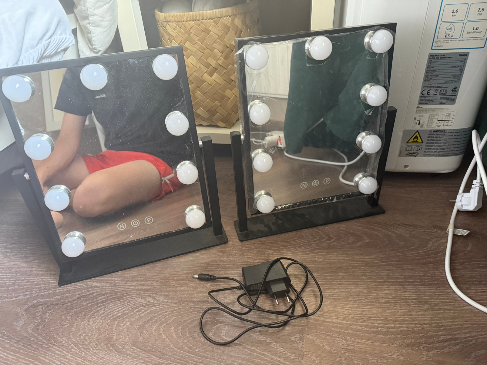 Make up spiegel, Ophalen of Verzenden, Zo goed als nieuw, Minder dan 50 cm, Minder dan 100 cm