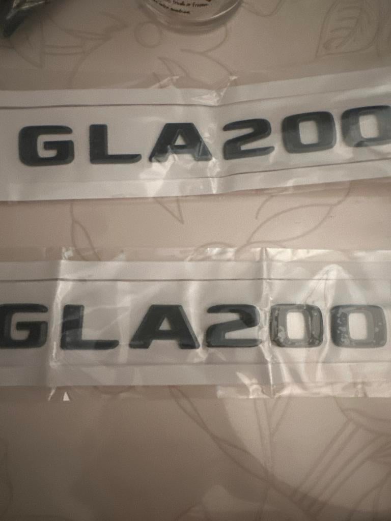 Mercedes GLA 200 sticker zwart, Ophalen of Verzenden