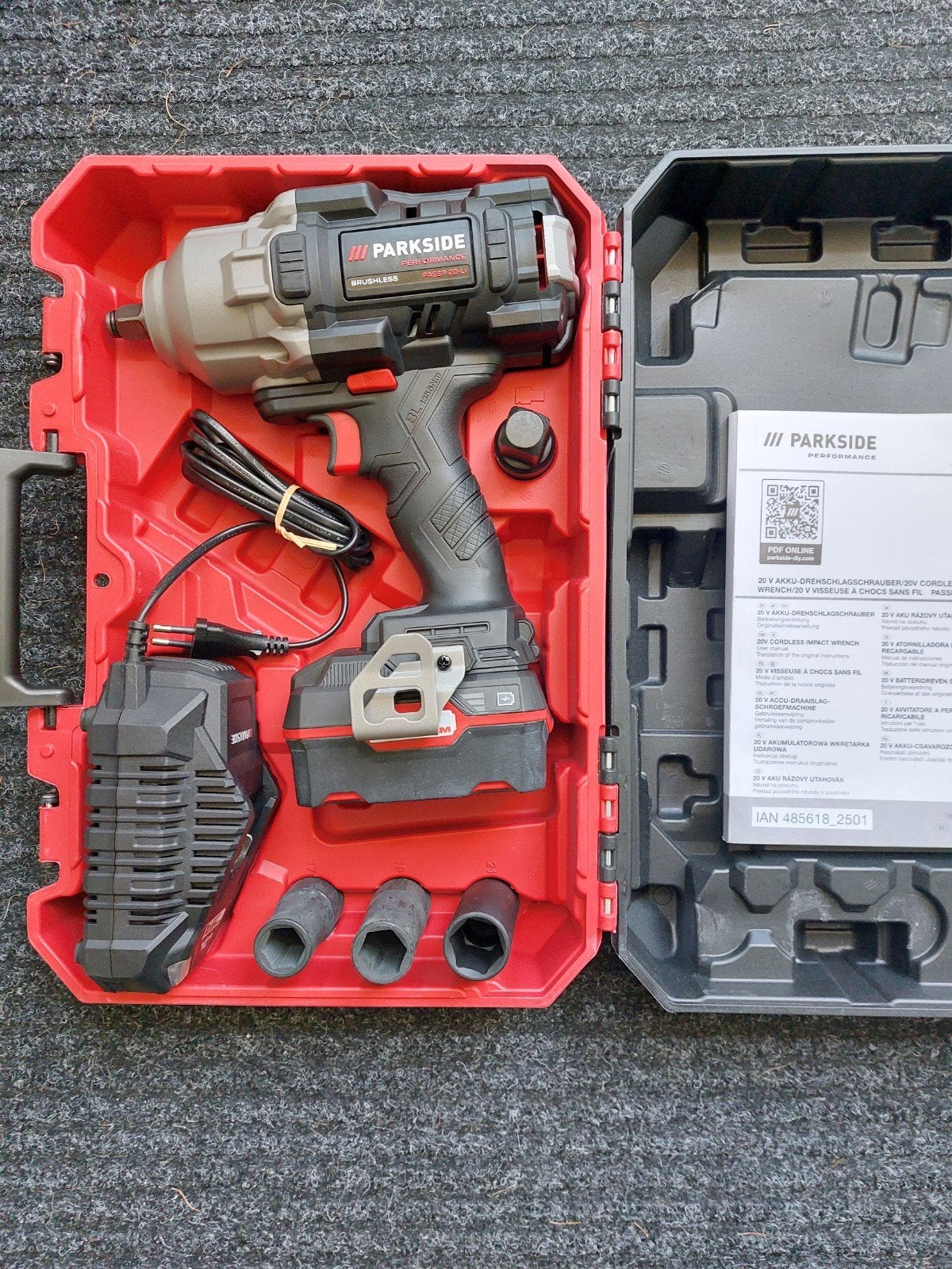 Parkside Performance 20v slagmoersleutel, Ophalen, Nieuw