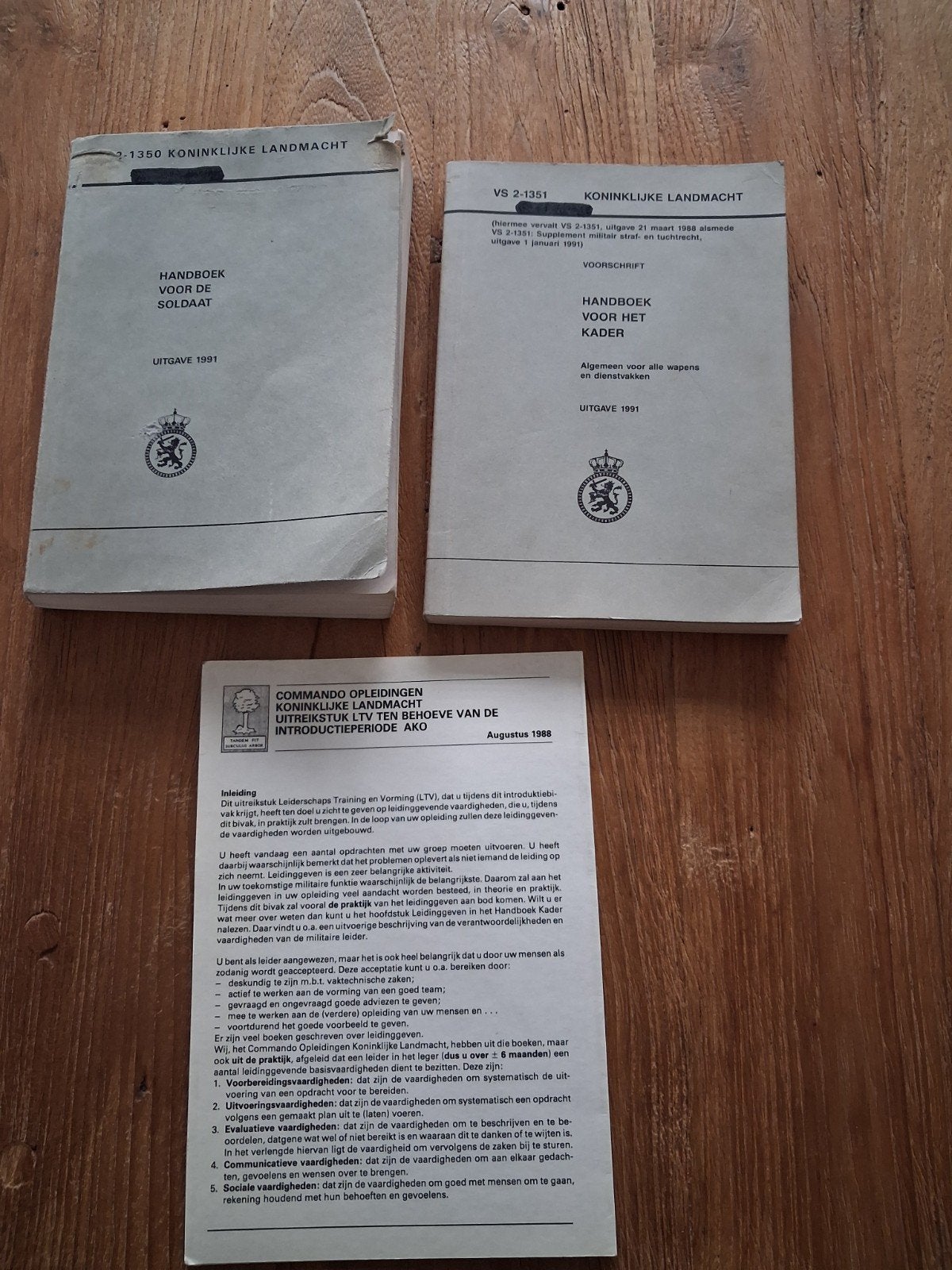 Handboek Soldaat & Kader 1991 - Koninklijke Landmacht, Verzenden, Landmacht, Nederland, Boek of Tijdschrift