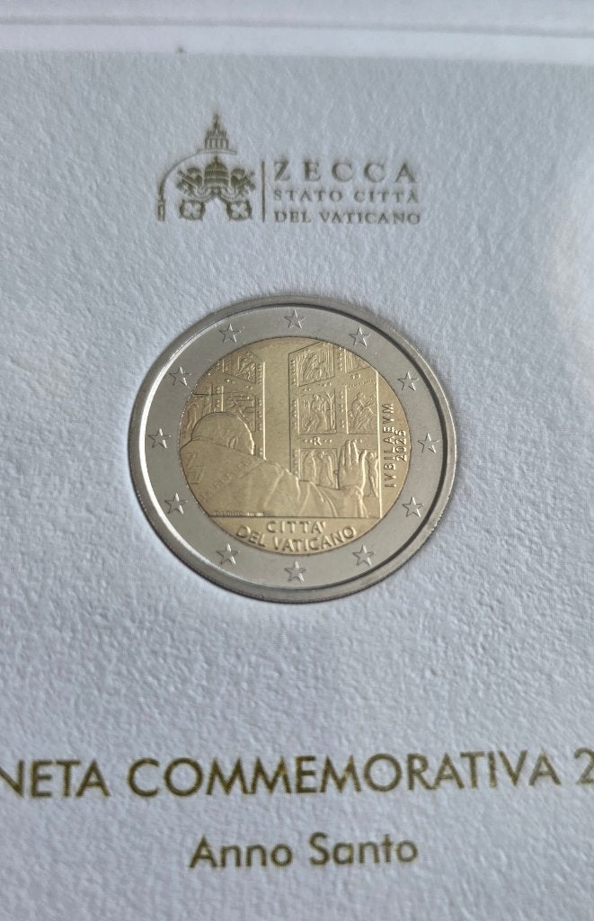 2 euro Vaticaan 2025 ANNO SANTO, Ophalen of Verzenden, Vaticaanstad, 2 euro, Losse munt