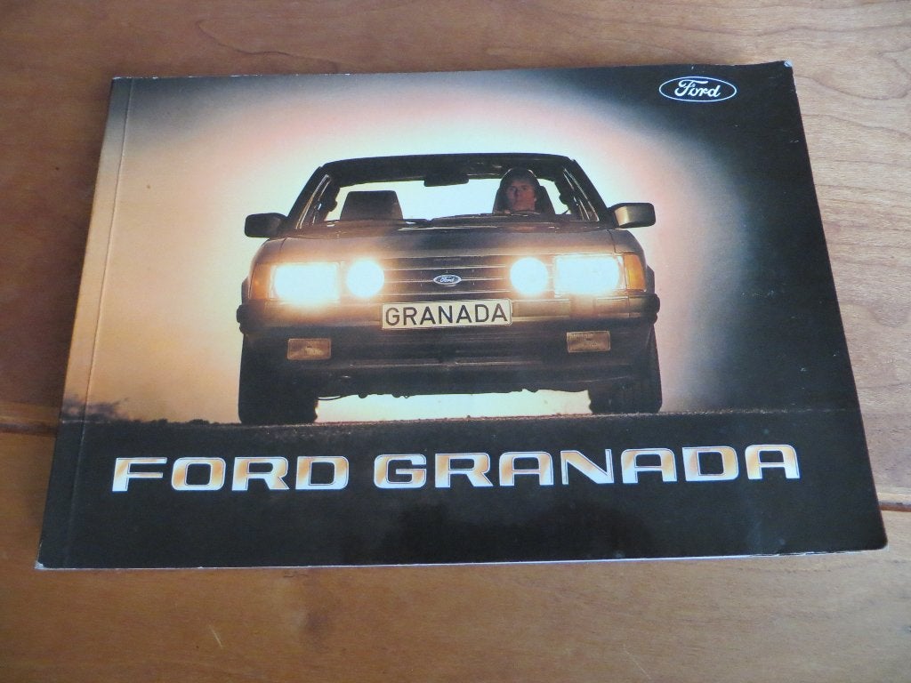 Instructieboek Ford Granada incl. V6 1981, zeer mooi!, Ophalen of Verzenden