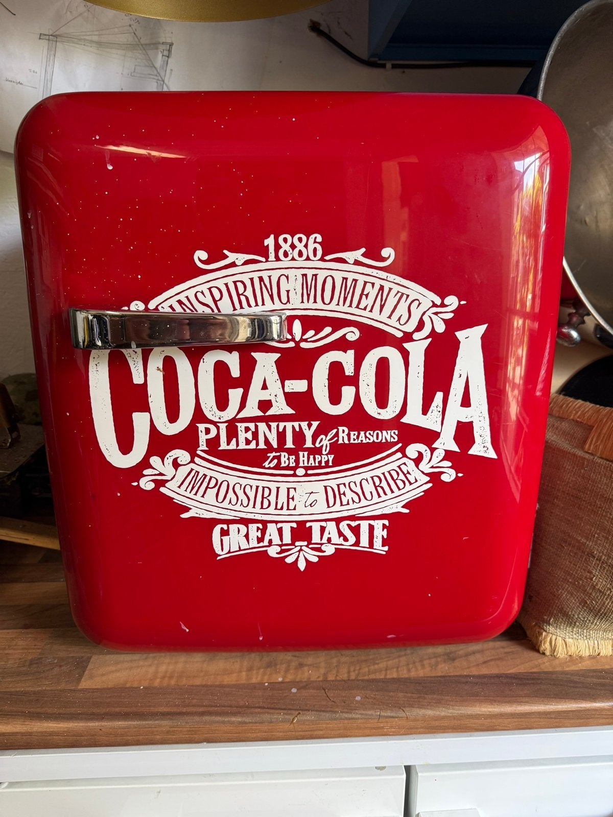 Coca-Cola Mini Koelkast - Compact en Stijlvol, Ophalen of Verzenden, Minder dan 75 liter, Zonder vriesvak, Gebruikt