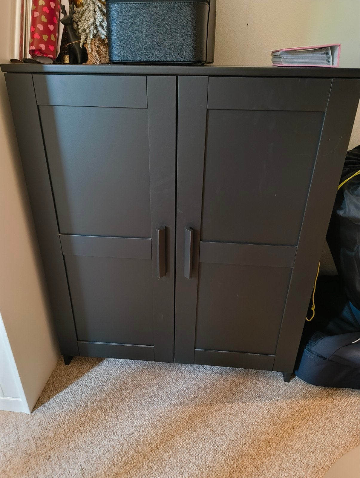 Ikea Brimnes zwarte kast 78x95x41cm, Ophalen, Zo goed als nieuw, 25 tot 50 cm, 50 tot 100 cm