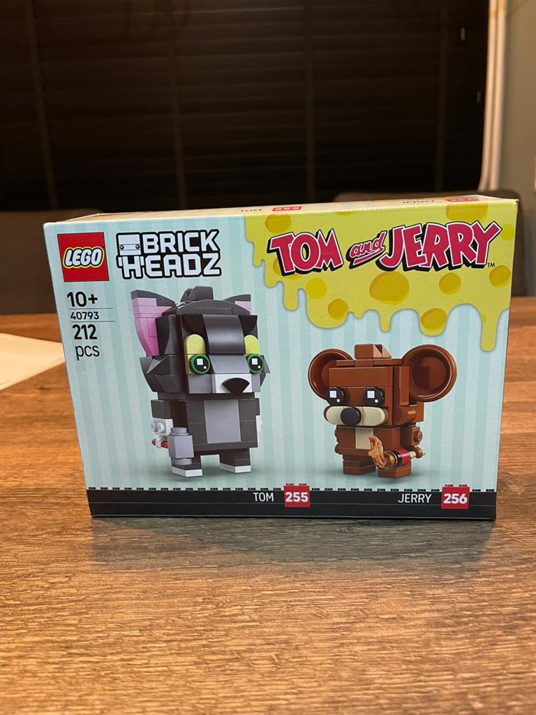 LEGO BrickHeadz Tom & Jerry (40793) - Nieuw in doos, Ophalen of Verzenden, Nieuw, Overige merken