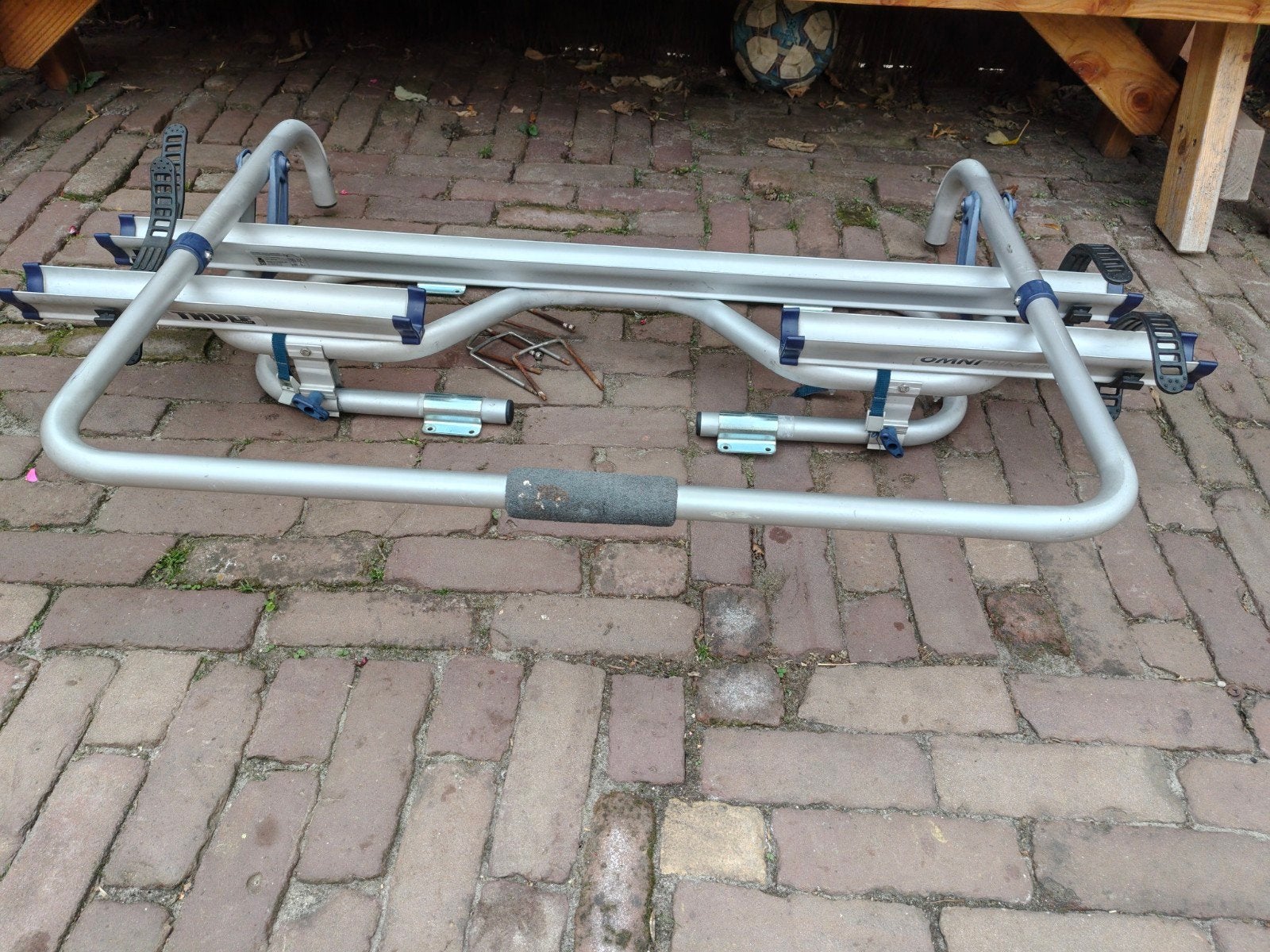 Thule fietsendrager voor dissel caravan, Ophalen, Gebruikt