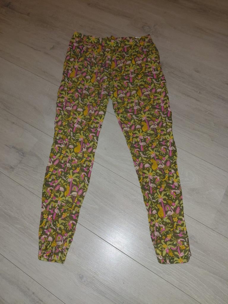 Vrolijke zomerbroek met zakken jungleprint Maat 158/164, Kinderen en Baby's, Kinderkleding | Maat 158, Ophalen of Verzenden, Nieuw
