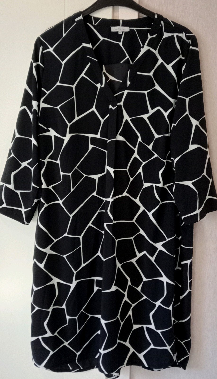 Nieuwe Zwarte Jurk Maat 48 - Promiss, Promiss, Zwart, Maat 46/48 (XL) of groter, Nieuw
