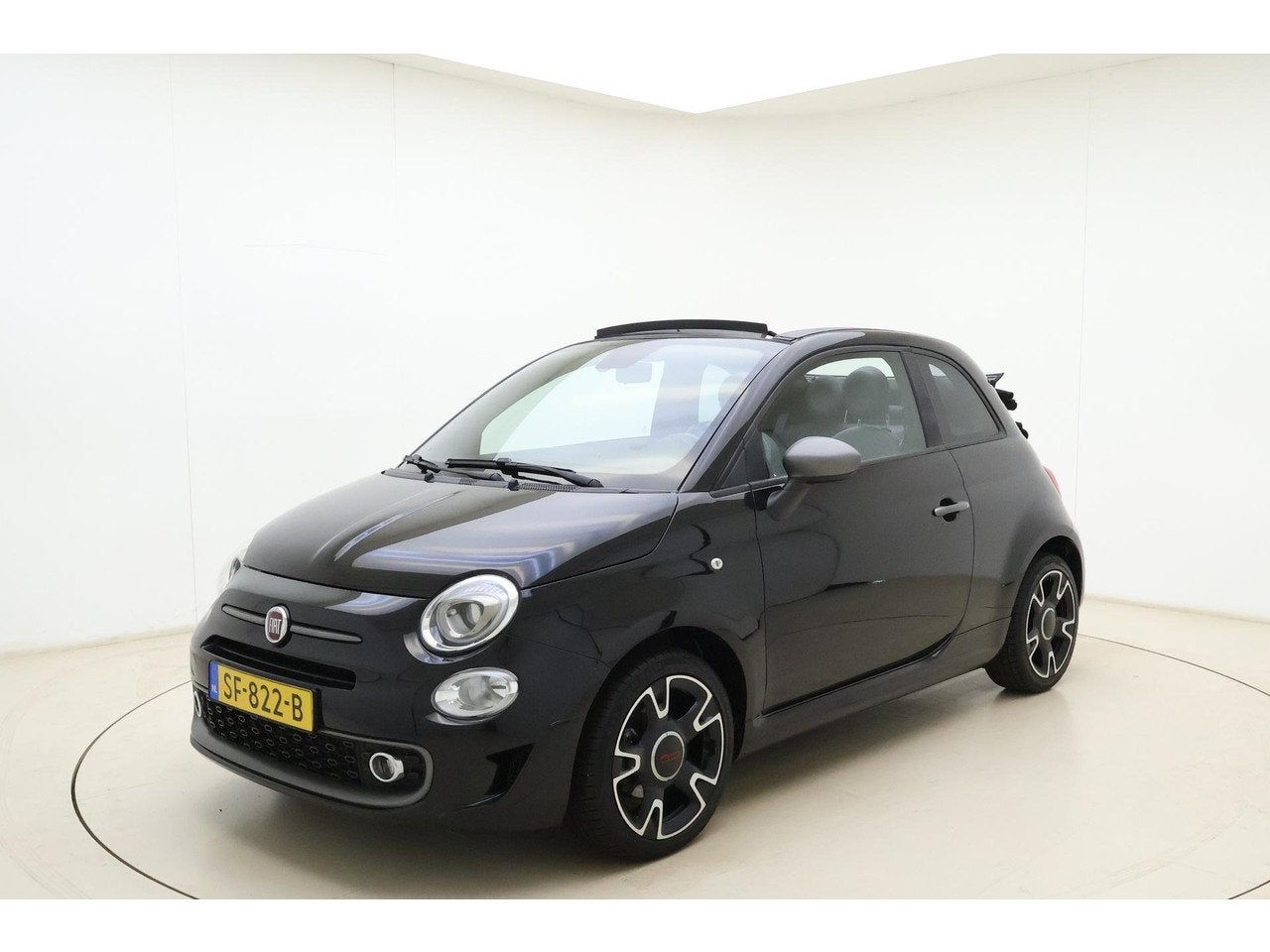 Fiat 500C 0.9 TwinAir Turbo Sport 105pk | Airco | Sportstoel, Auto's, Voorwielaandrijving, Gebruikt, 31 €/maand, Cabriolet