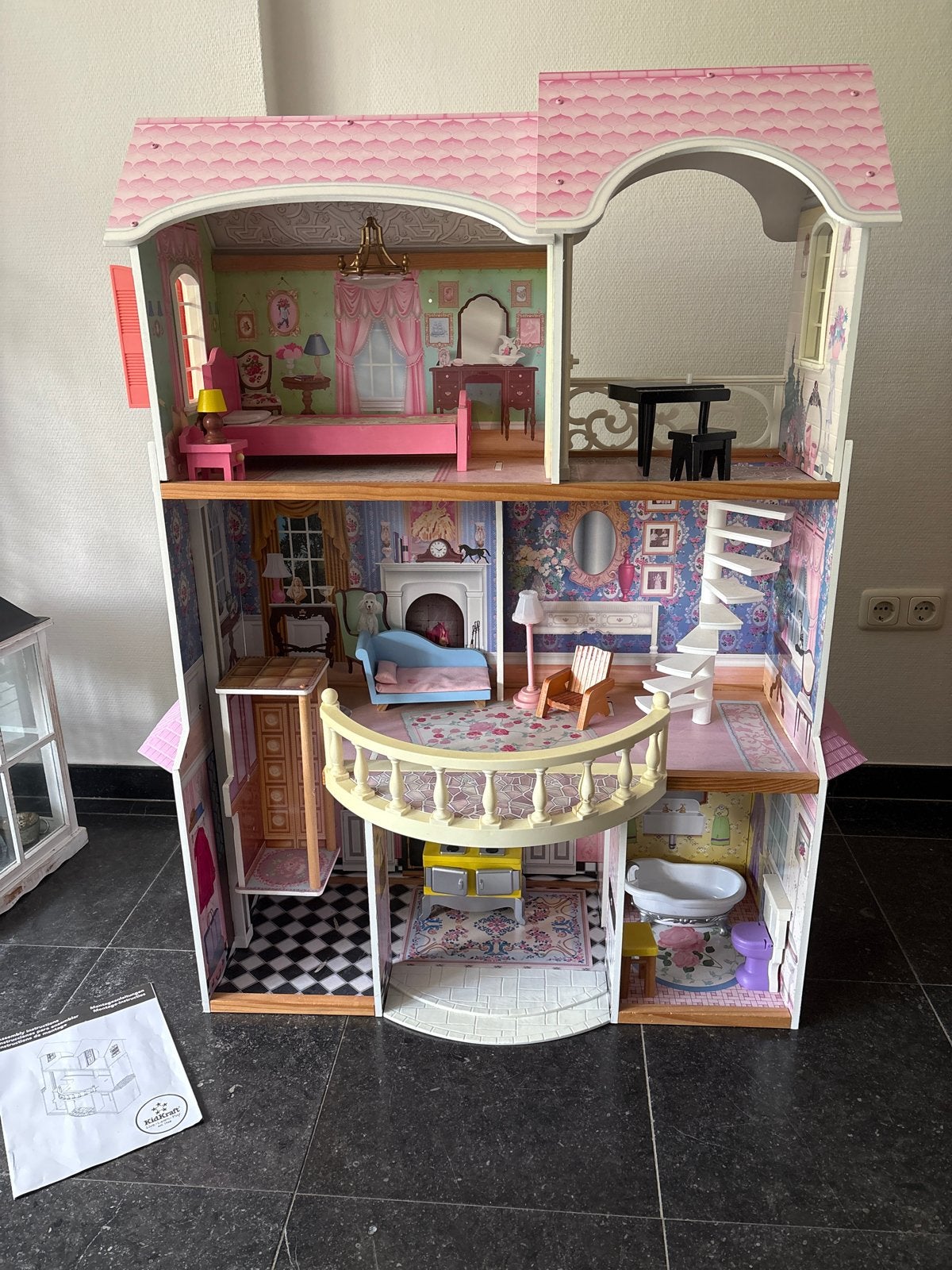 KidKraft Poppenhuis met Meubels, Ophalen of Verzenden, Gebruikt, Poppenhuis
