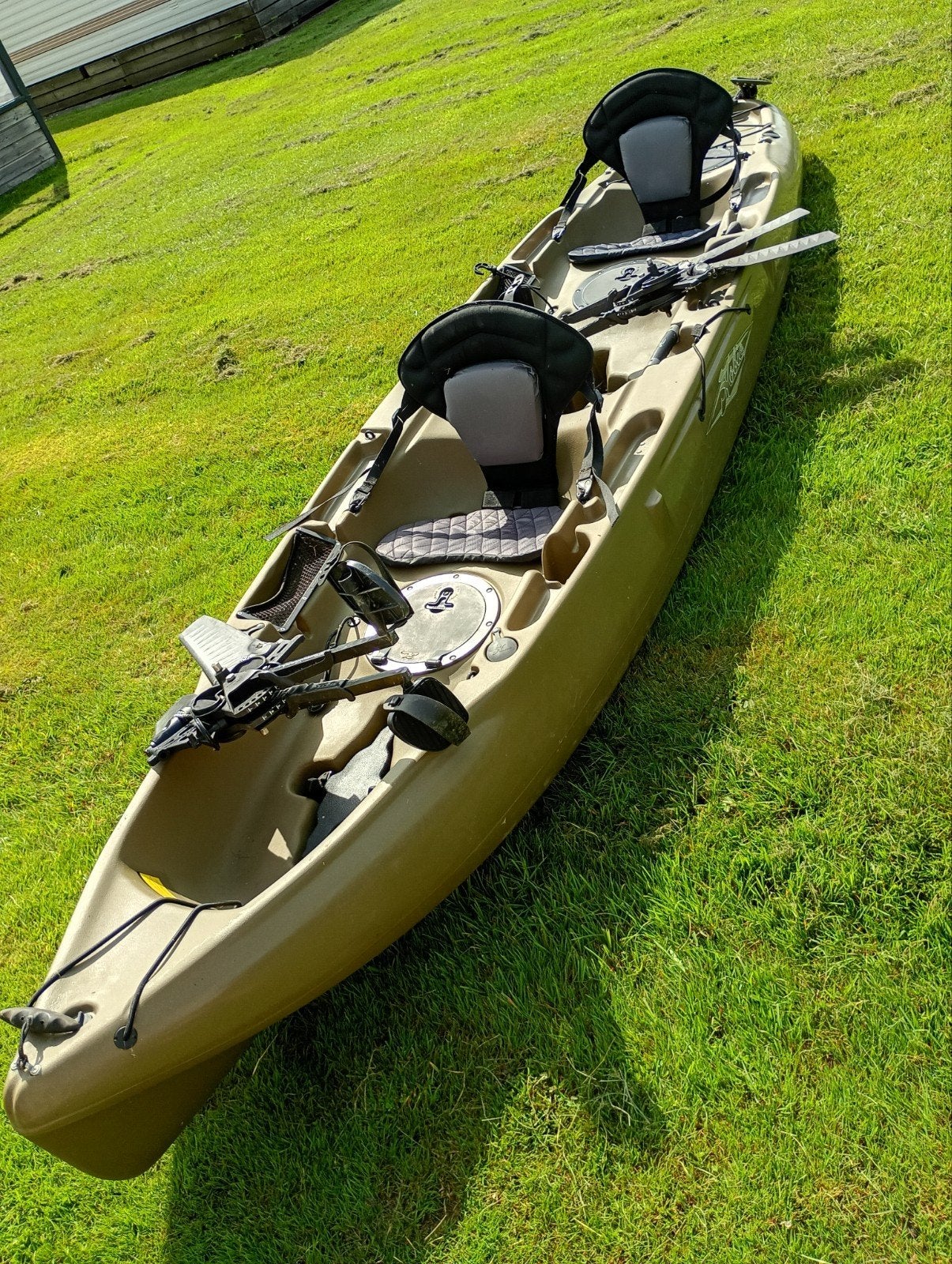 Hobie Mirage Oudfitter 2 pers. trapkano, Ophalen, Gebruikt, Twee personen, Kajak
