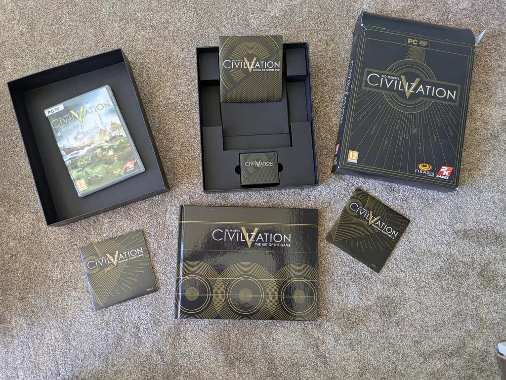 PC Game Civilization V Collectors Edition DeLuxe, Online, Gebruikt, 1 speler, Ophalen of Verzenden
