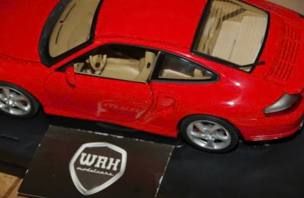 1:18 Porsche 911 996 Turbo red Autoart 77831 in box WRH, Verzenden, Zo goed als nieuw, Auto, Autoart