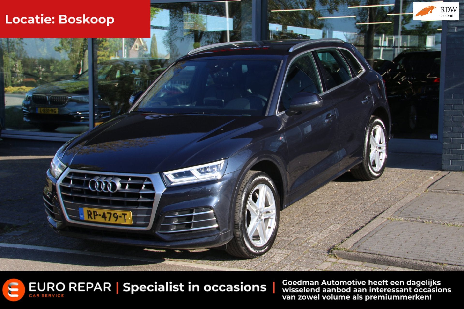 Audi Q5 2.0 TDI quattro Sport EXPORT PRICE, Automaat, Gebruikt, Q5, Blauw