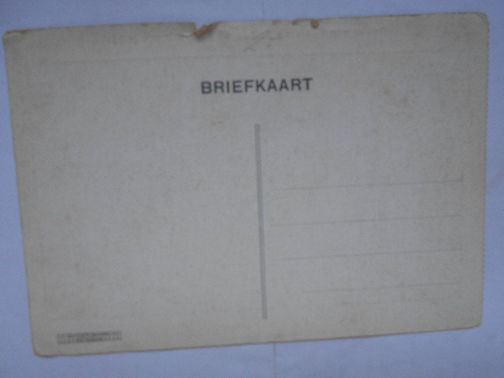 'Het middagrustuurtje' met reclame Rossem's Troost topkaart, Ophalen of Verzenden, Voor 1920, Ongelopen, Zuid-Holland