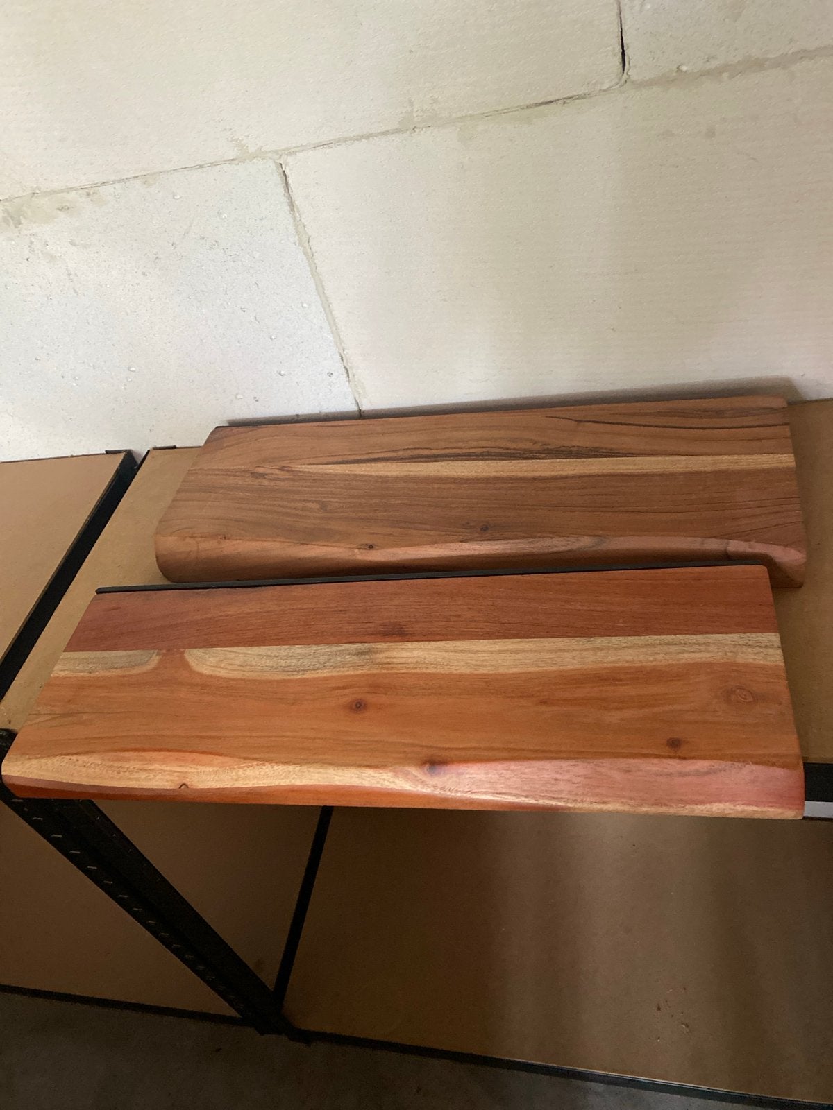 Wandplankjes acacia hout 60 cm, Ophalen, Nieuw