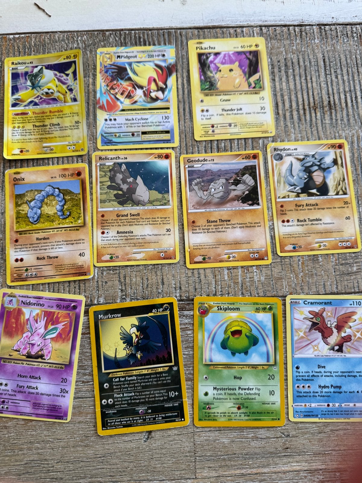 Pokémon Kaarten Collectie - 10 Diverse Kaarten, Verzenden, Gebruikt, Meerdere kaarten
