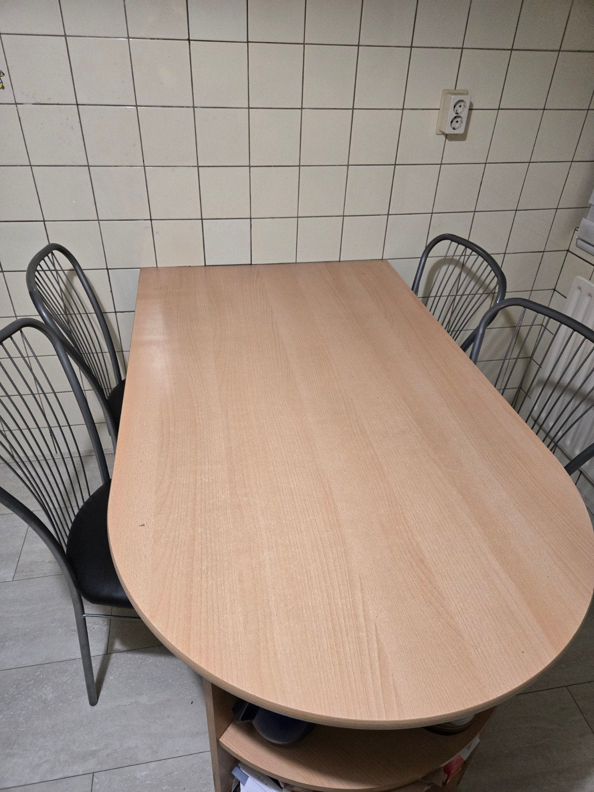 Tafel met 4 stoelen, Ophalen of Verzenden