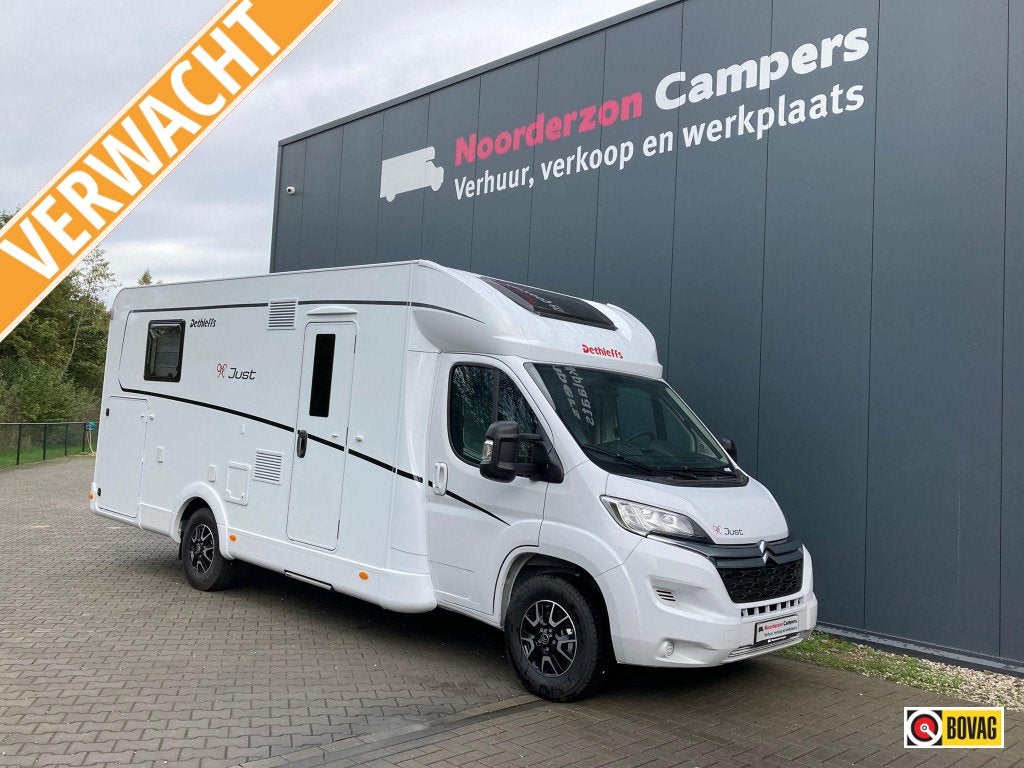Dethleffs Just 90 T 7052 DBM - na huurseizoen 2026, Caravans en Kamperen, Campers, Ringverwarming, Koelkast, Bedrijf, Dethleffs
