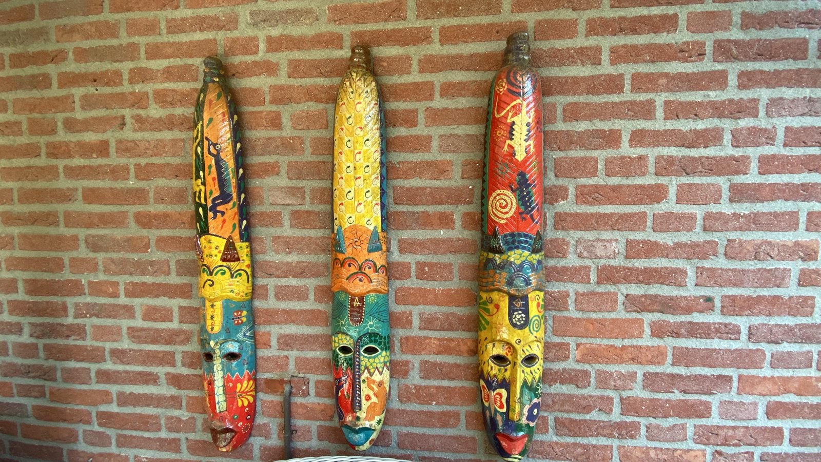 3 Afrikaanse maskers, Ophalen, Gebruikt
