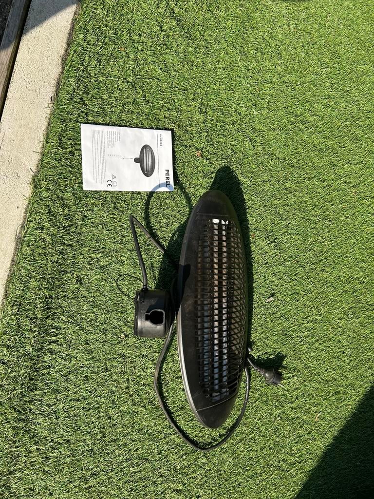 Terras heater, Ophalen, Gebruikt
